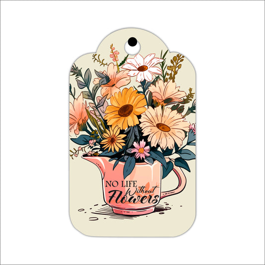 Bloom Where You Are Planted Floral Wooden Wall Art