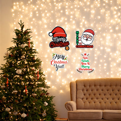 We Wish You a Merry Christmas Wooden Wall Art