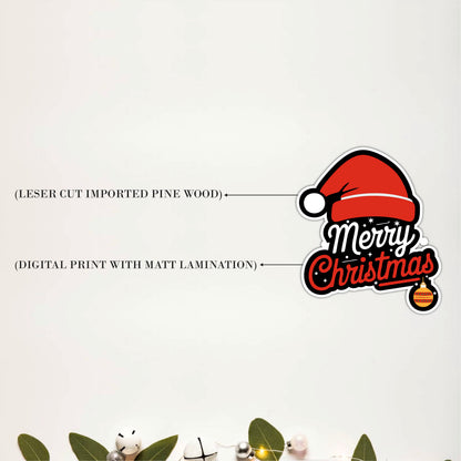We Wish You a Merry Christmas Wooden Wall Art