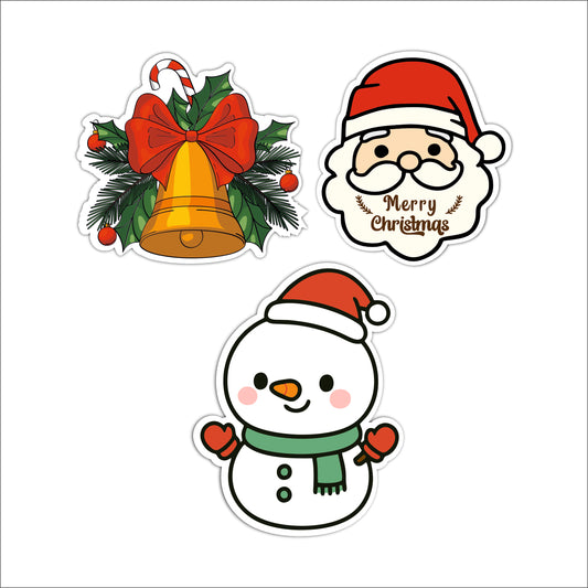 Cute Santa Claus Christmas Wooden Wall Art