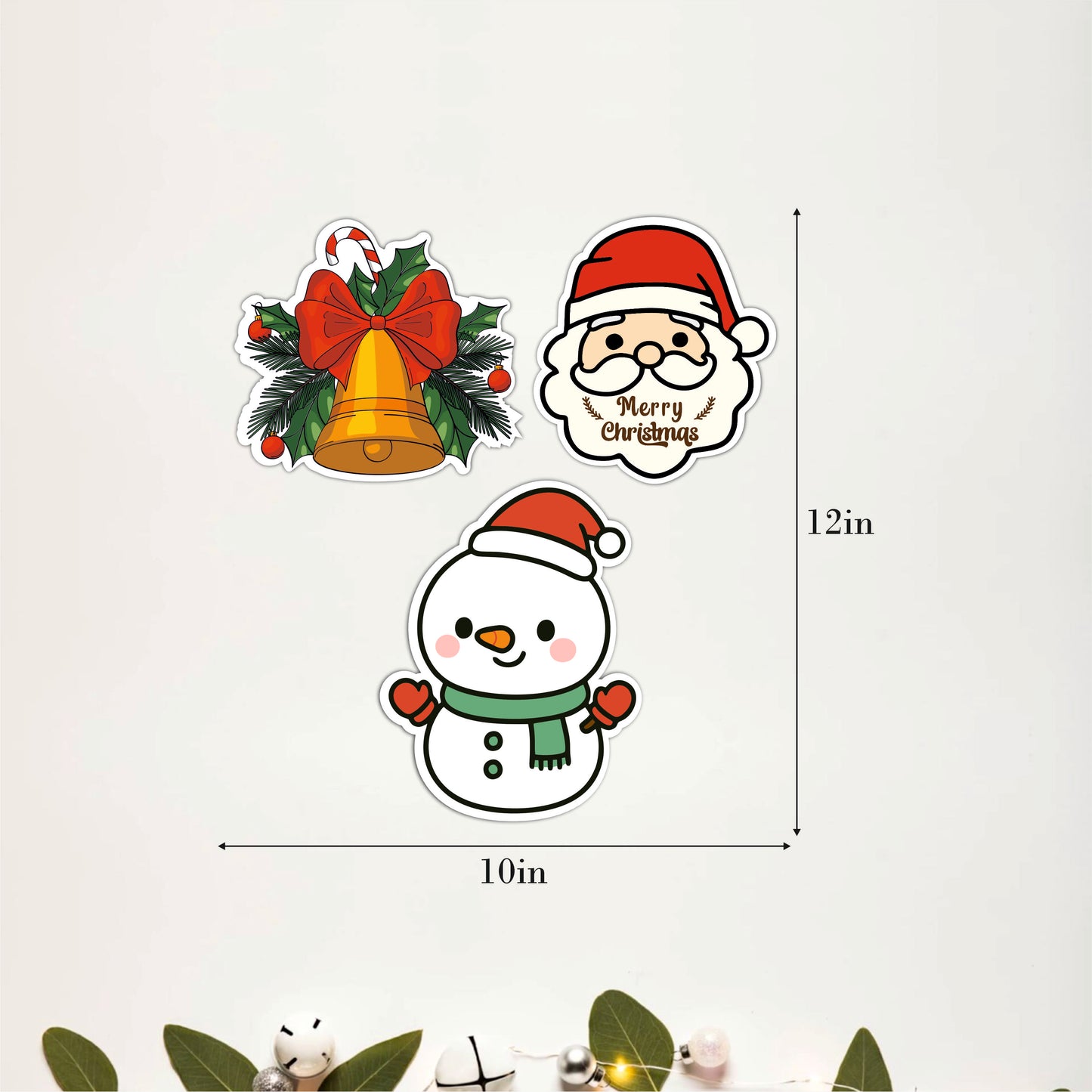 Cute Santa Claus Christmas Wooden Wall Art
