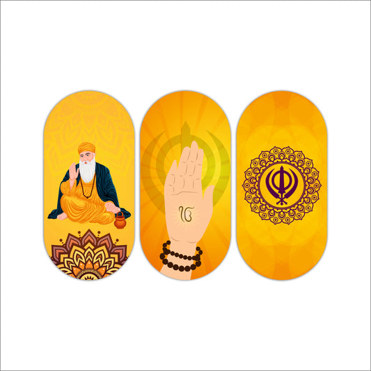Guru Nanak Dev Ji Blessings Wooden Wall Art