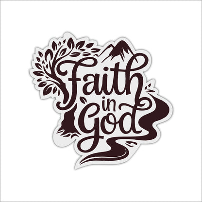 Faith In God Wooden Wall Hanging