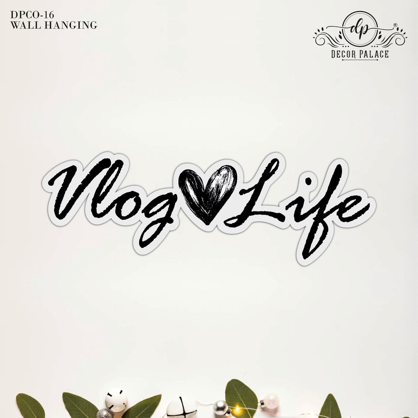 Vlog Life Wooden Wall Art