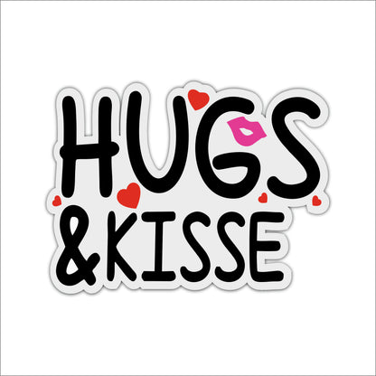 Hugs And Kisses Wooden Wall Art