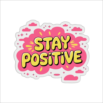 Stay Positive Wooden Wall Art