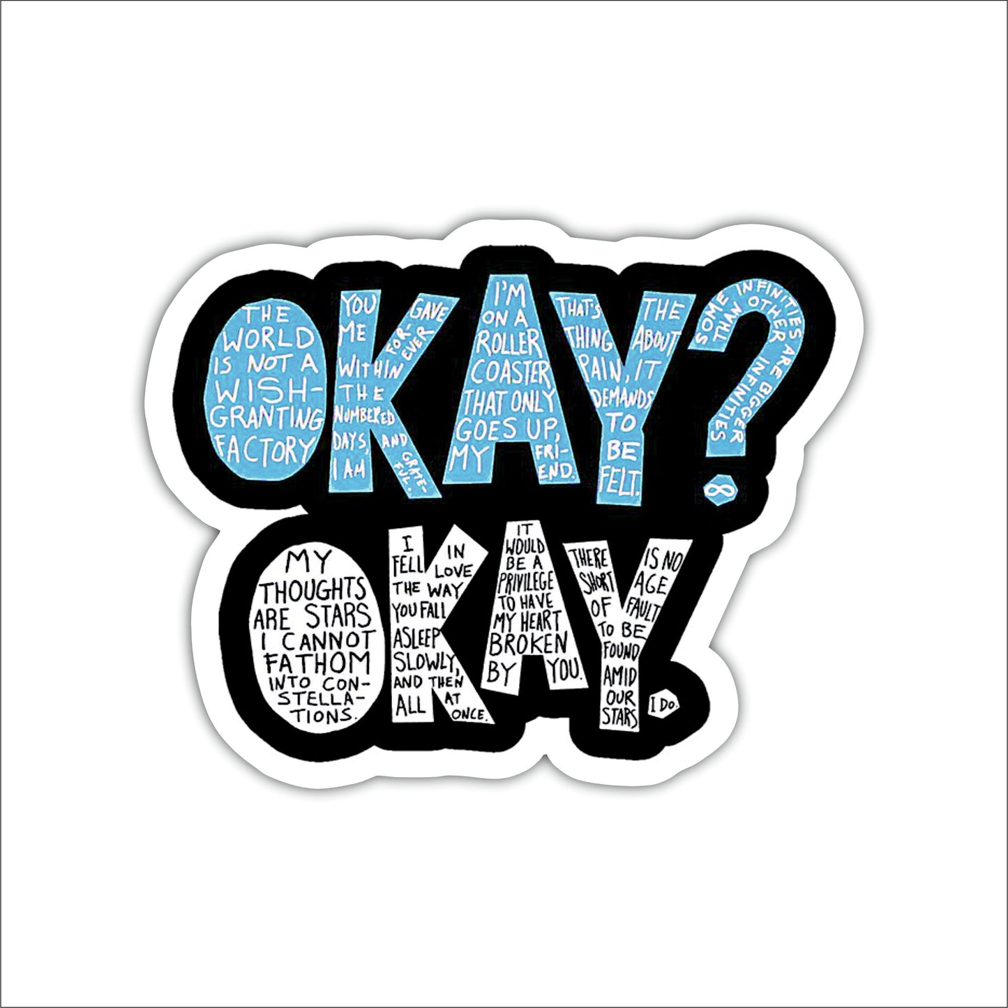Okay Okay Wooden Wall Art