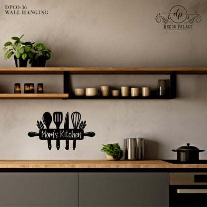 Mom's Kitchen Wooden Wall Art