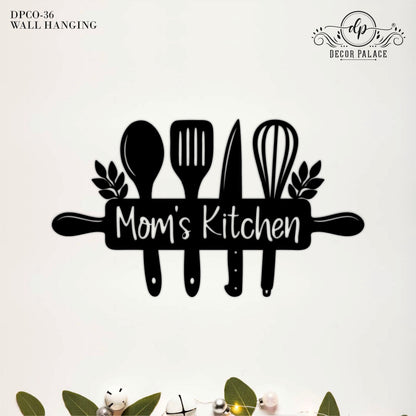 Mom's Kitchen Wooden Wall Art