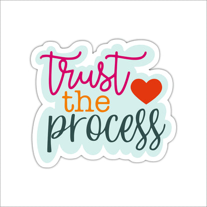 Trust The Process Typography Wall Art