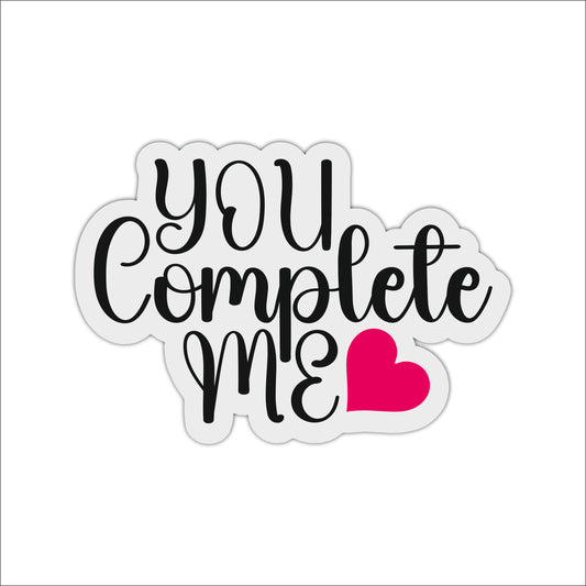 You Complete Me Love Wall Art