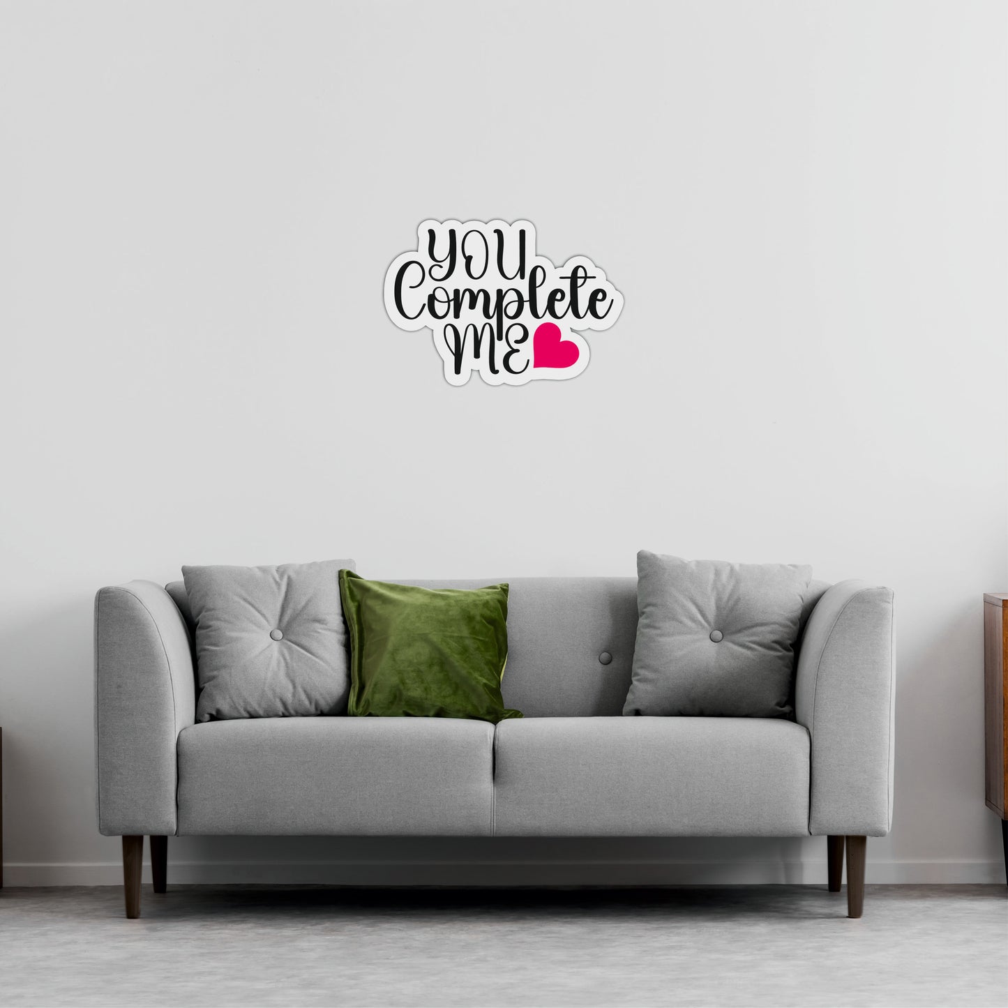 You Complete Me Love Wall Art