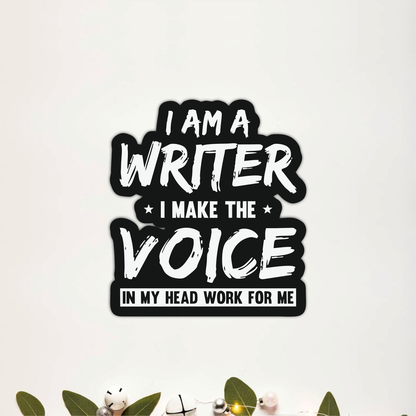 Writer’s Voice Motivational Wall Art