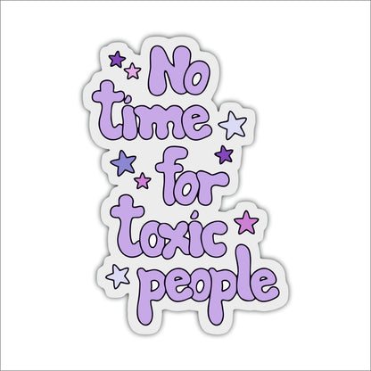 No Time for Toxic People Inspirational Wooden Wall Art
