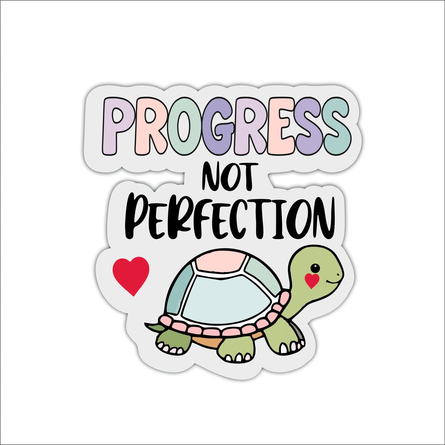 Progress Not Perfection Inspirational Wooden Wall Art