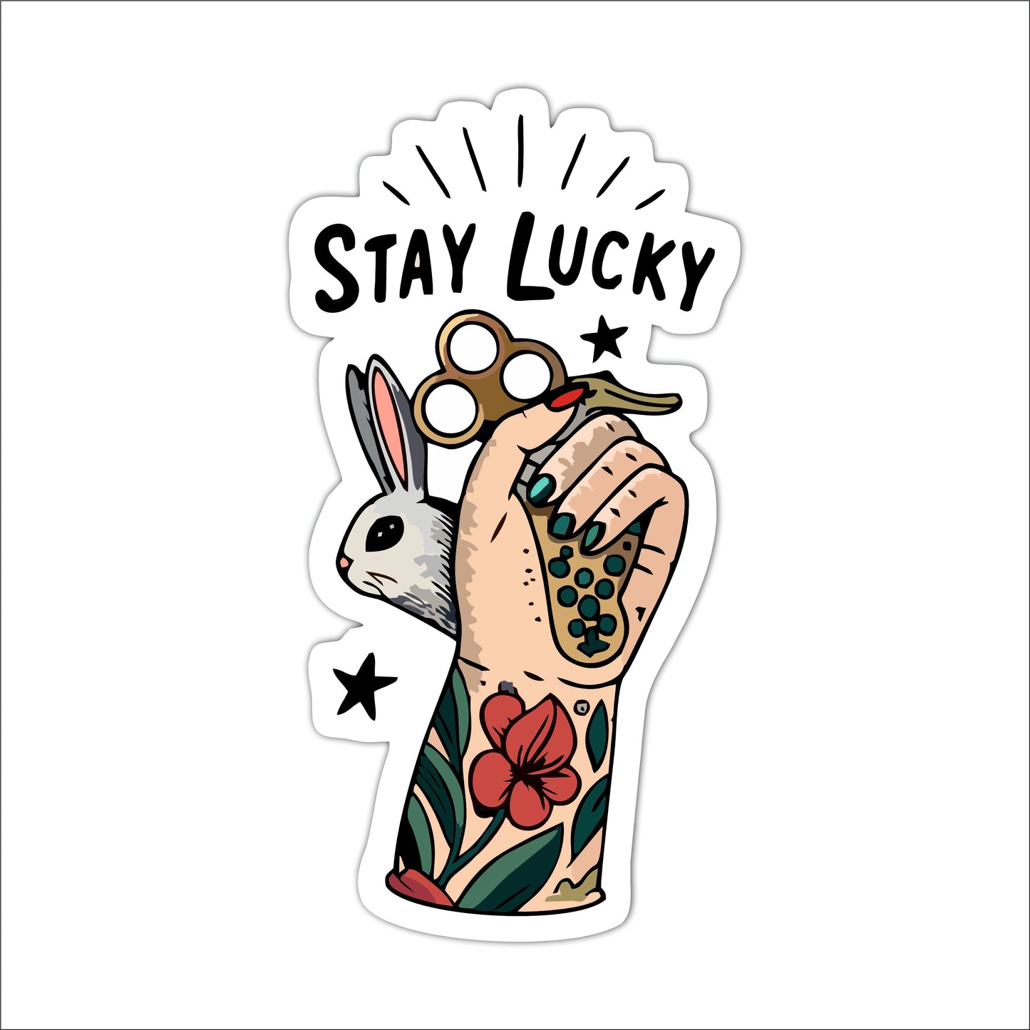 Stay Lucky Inspirational Wooden Wall Art
