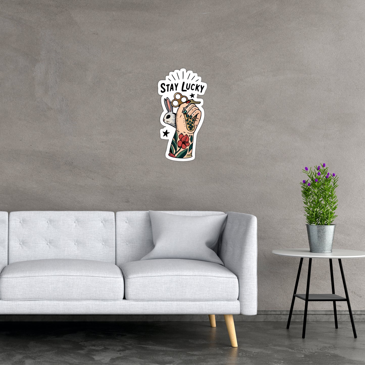 Stay Lucky Inspirational Wooden Wall Art