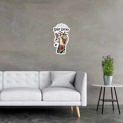 Stay Lucky Inspirational Wooden Wall Art