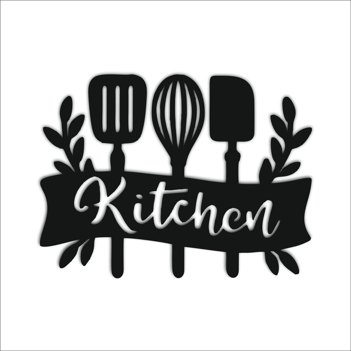 Kitchen Cutlery Wooden Wall Art