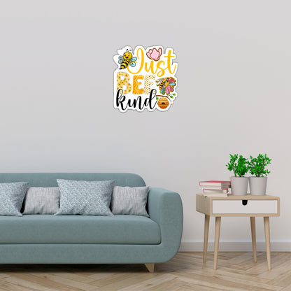 Just Bee Kind Inspirational Wooden Wall Art