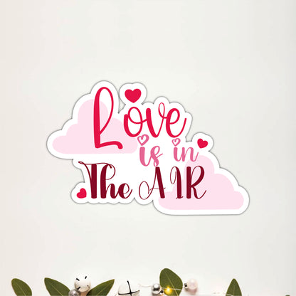 Love Is in the Air Romantic Wooden Wall Art