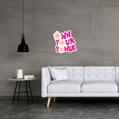 Know Your Power Inspirational Feminist Wooden Wall Art