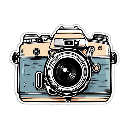 Vintage Camera Wooden Wall Art