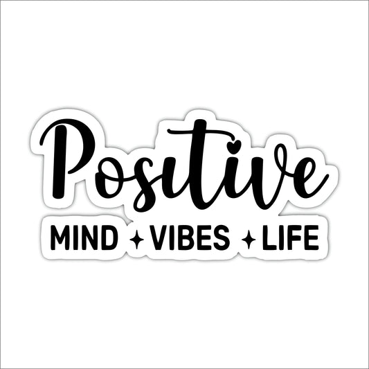 Positive Mind Vibes Life Inspirational Wooden Wall Art