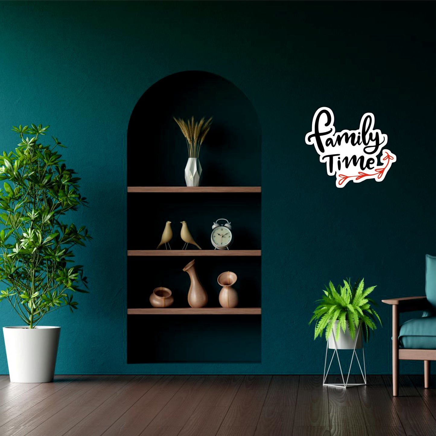 Family Time Wooden Wall Art