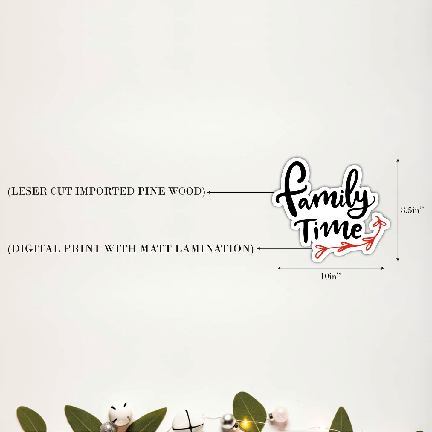 Family Time Wooden Wall Art
