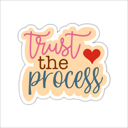 Trust the Process Inspirational Wooden Wall Art