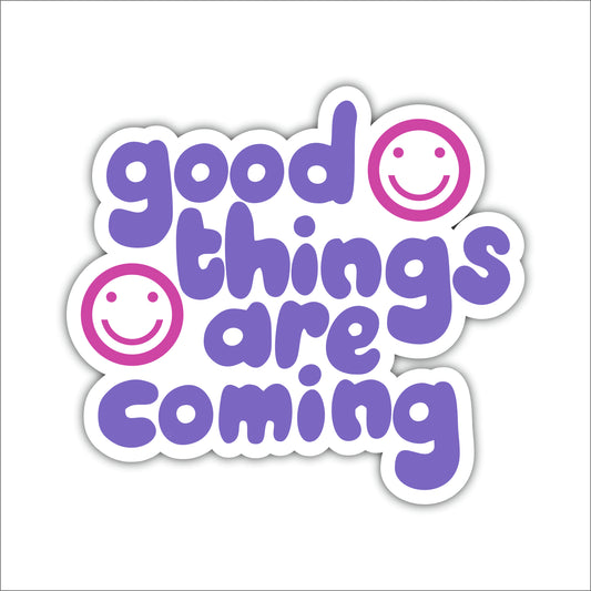 Good Things Are Coming Inspirational Wooden Wall Art
