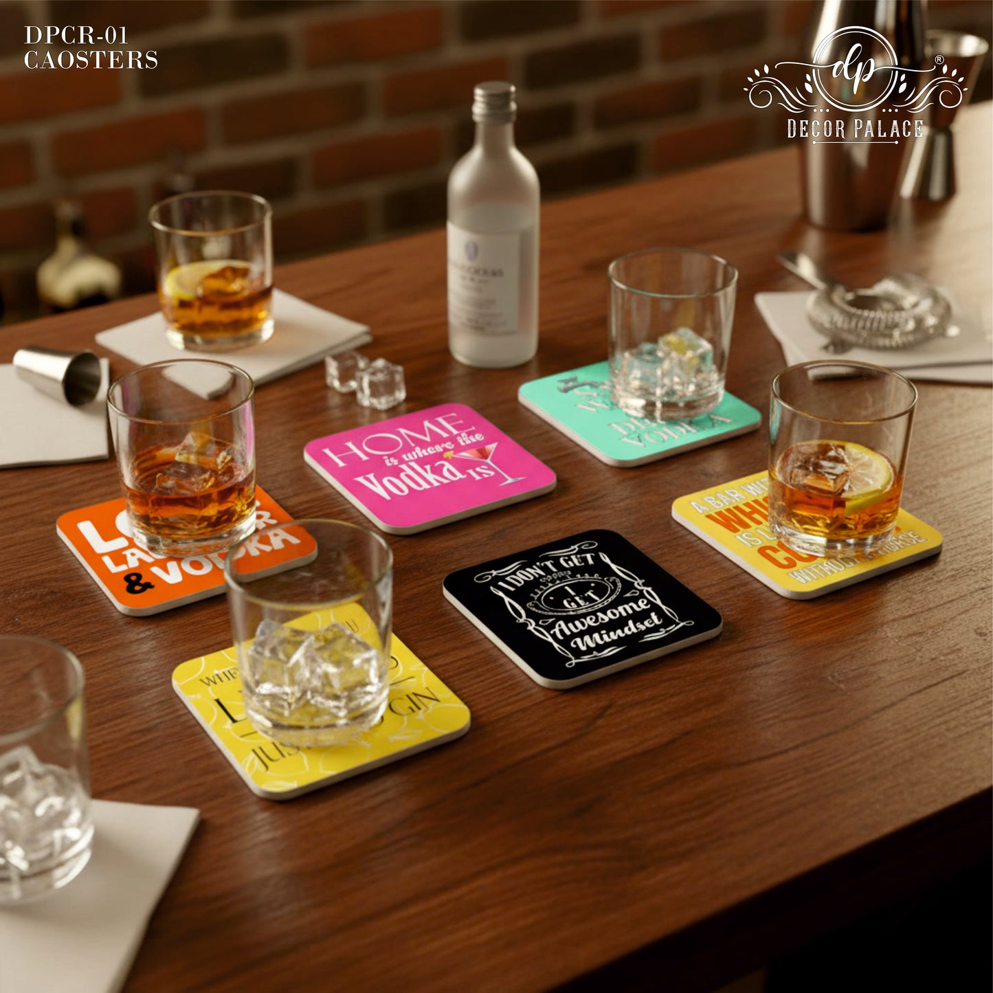 Premium Drink Coasters Set