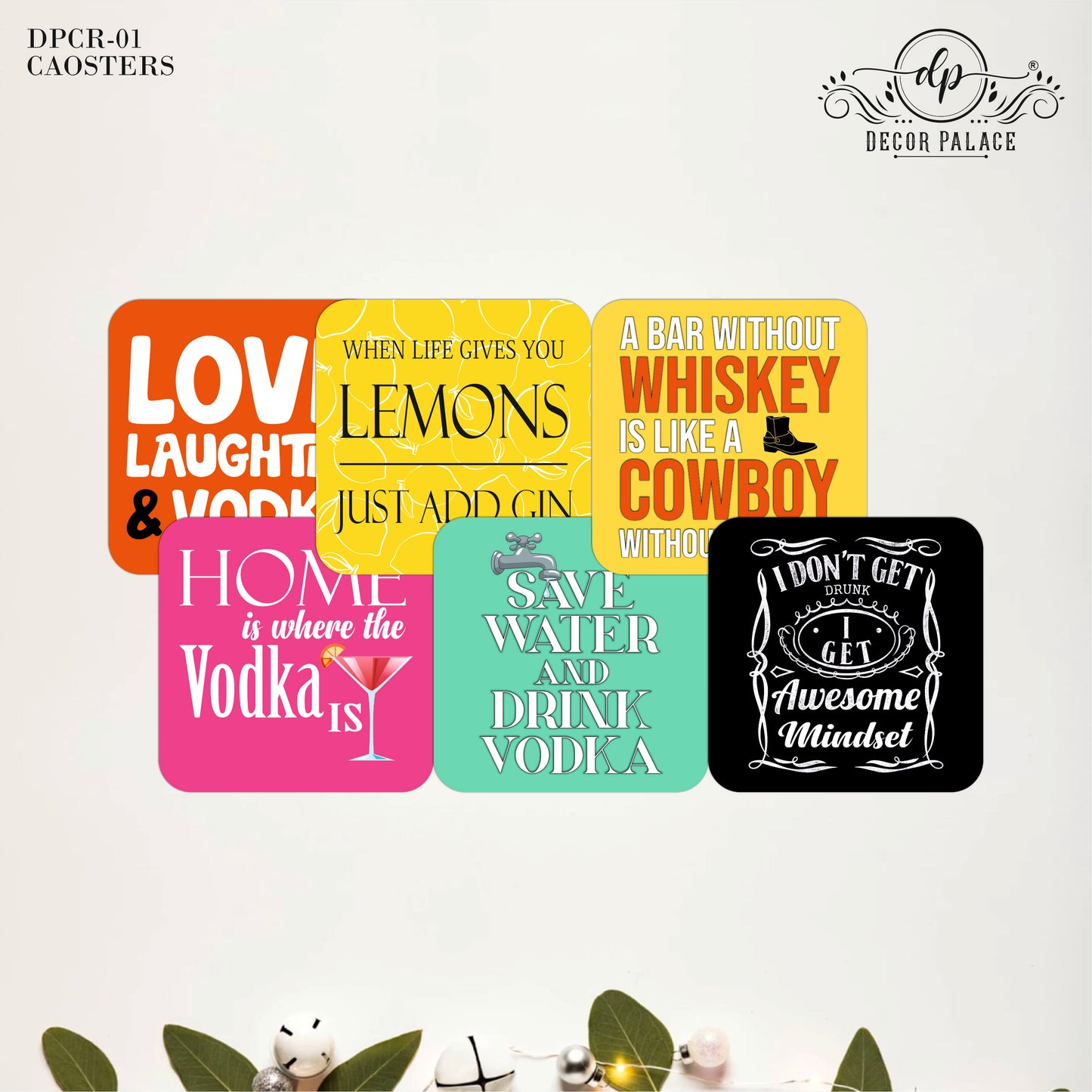 Premium Drink Coasters Set