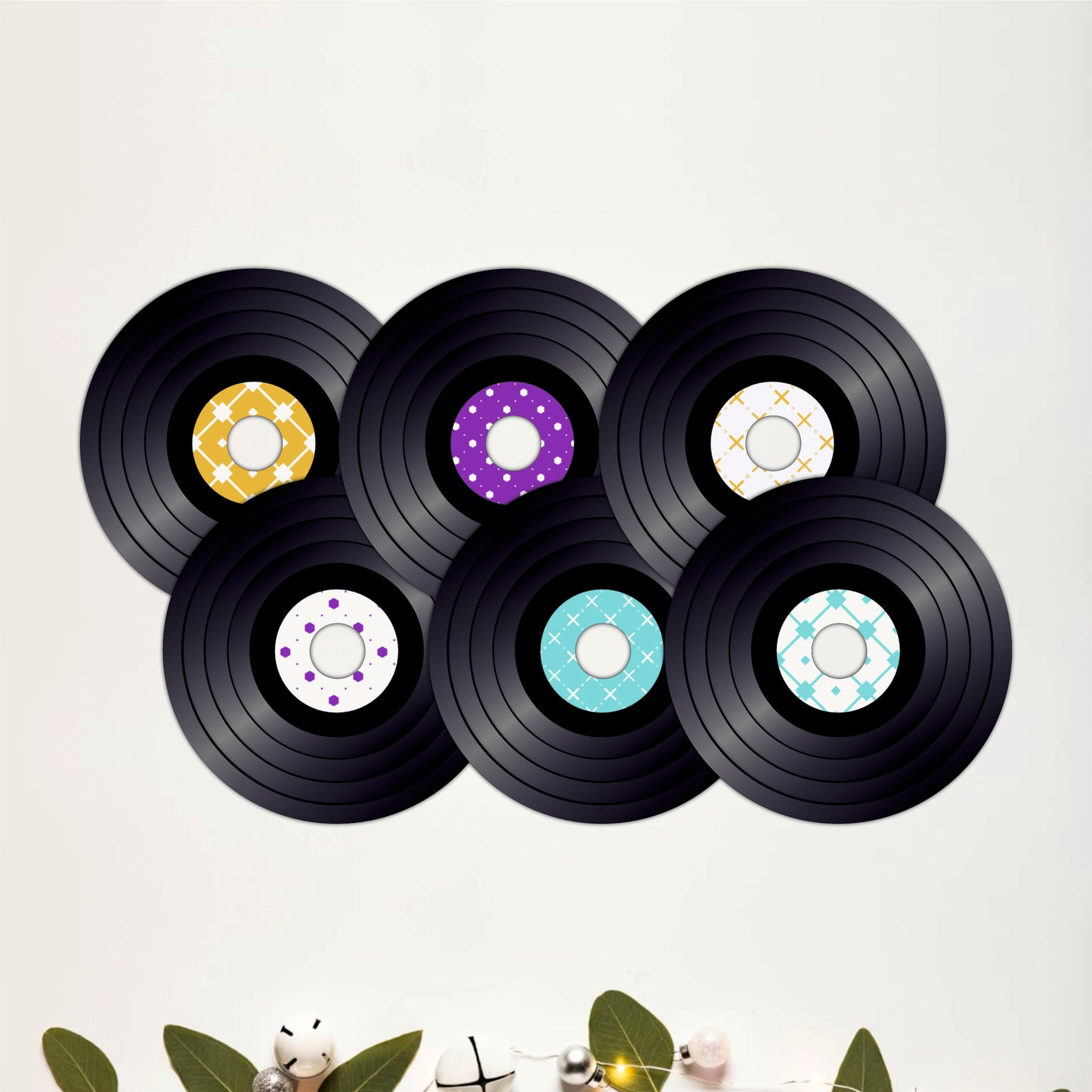 Music Theme Wooden Coasters Set of 6
