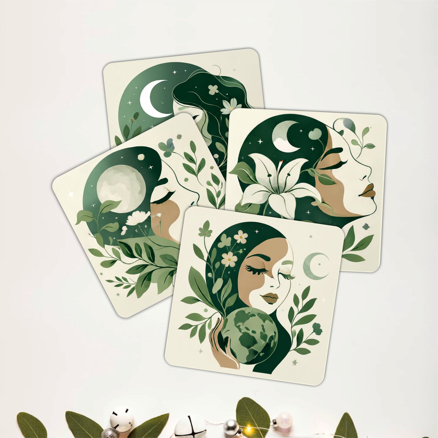 Nature Goddess Coasters Pack of 4