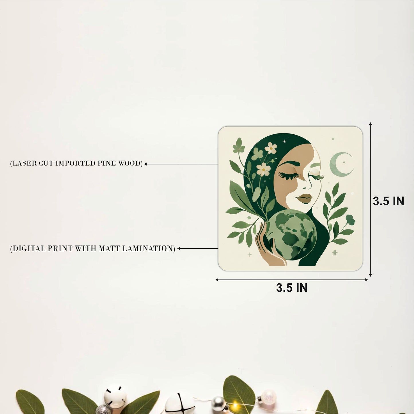 Nature Goddess Coasters Pack of 4