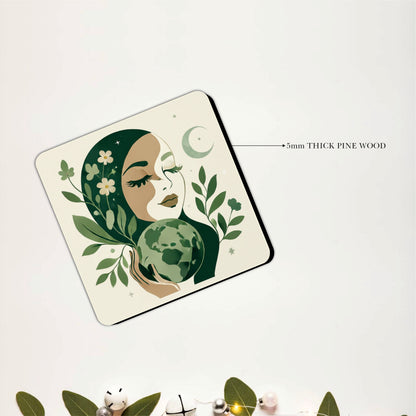 Nature Goddess Coasters Pack of 4