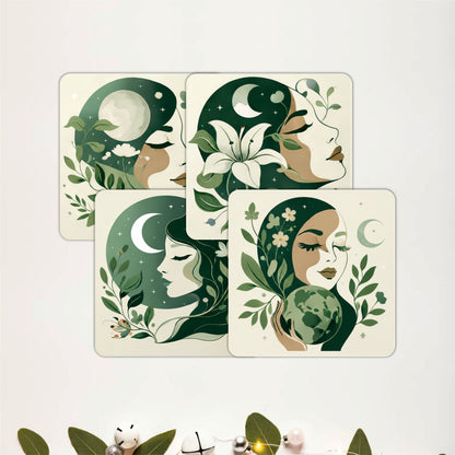 Nature Goddess Coasters Pack of 4