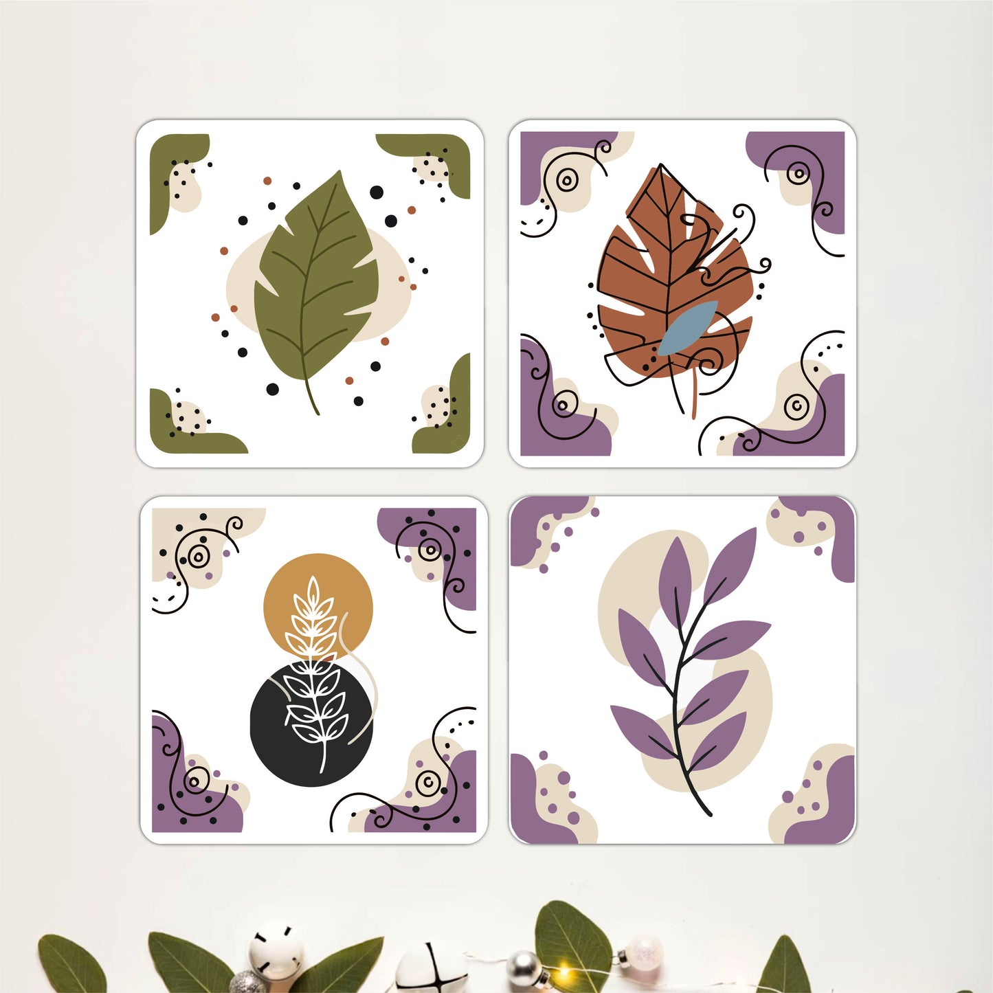 Natural Elements Coasters Pack of 4