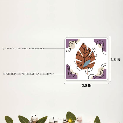 Natural Elements Coasters Pack of 4