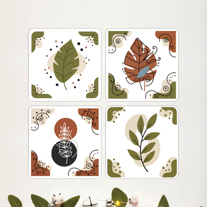 Green Harmony Coasters Pack of 4
