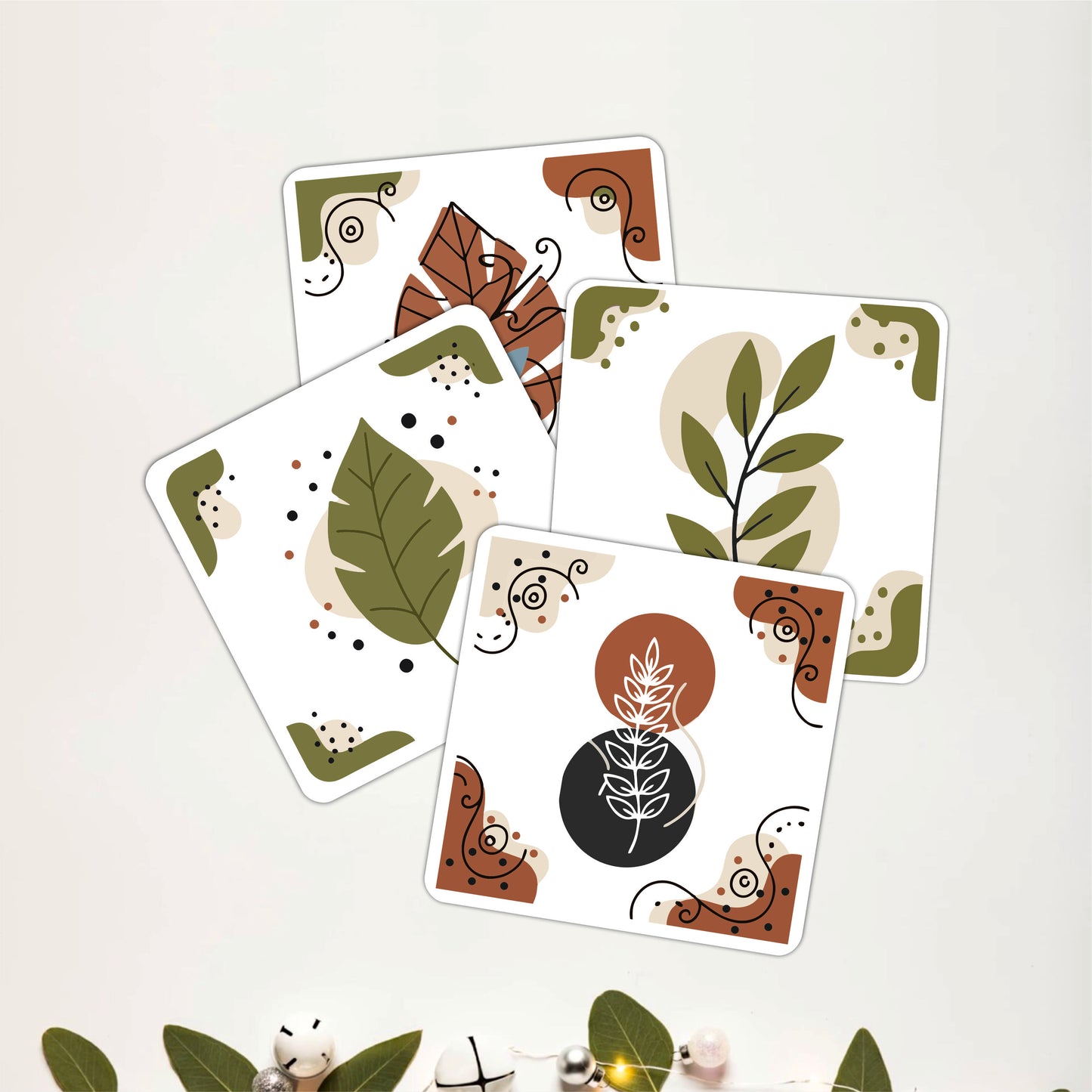 Green Harmony Coasters Pack of 4