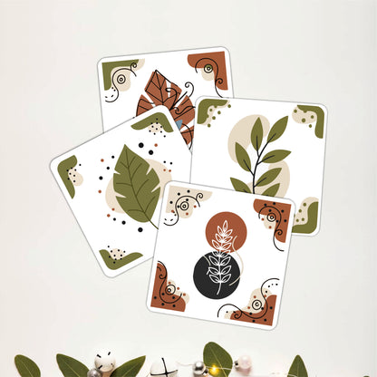 Green Harmony Coasters Pack of 4