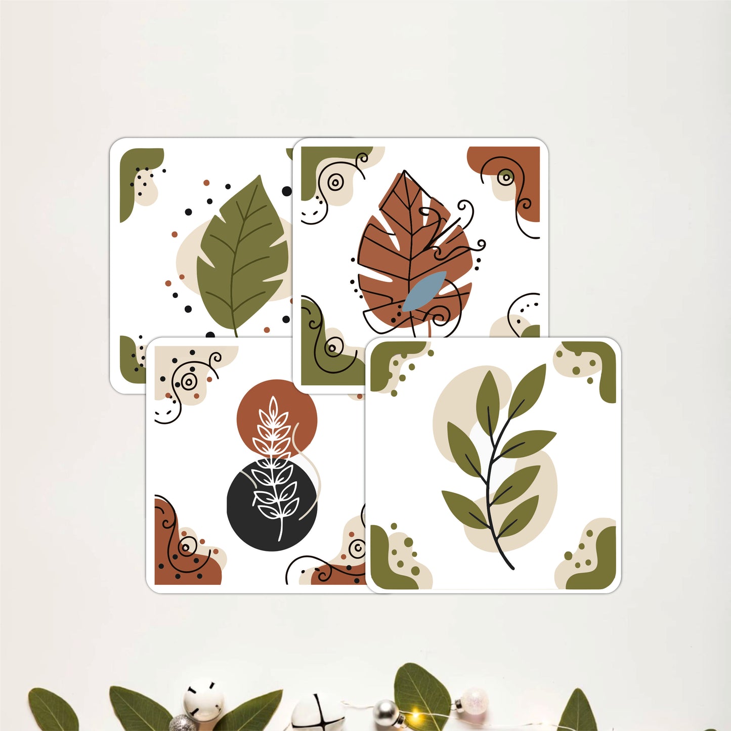 Green Harmony Coasters Pack of 4