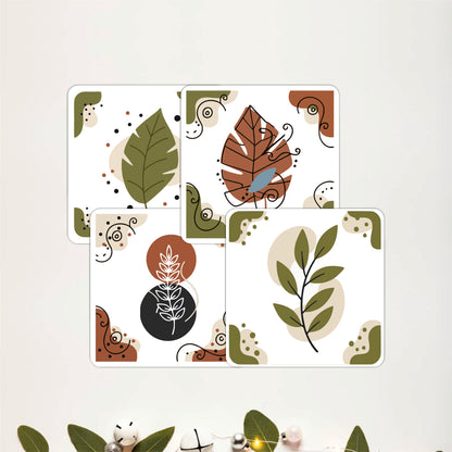 Green Harmony Coasters Pack of 4