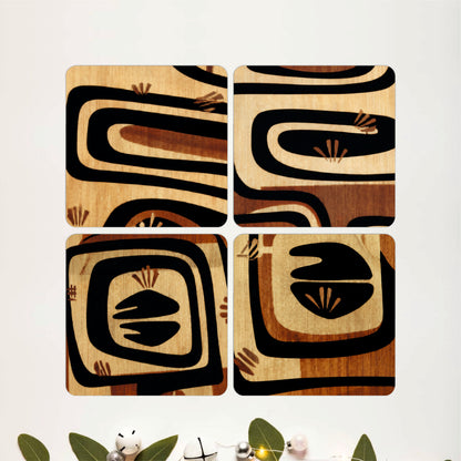 Nature's Art Coasters Pack of 4