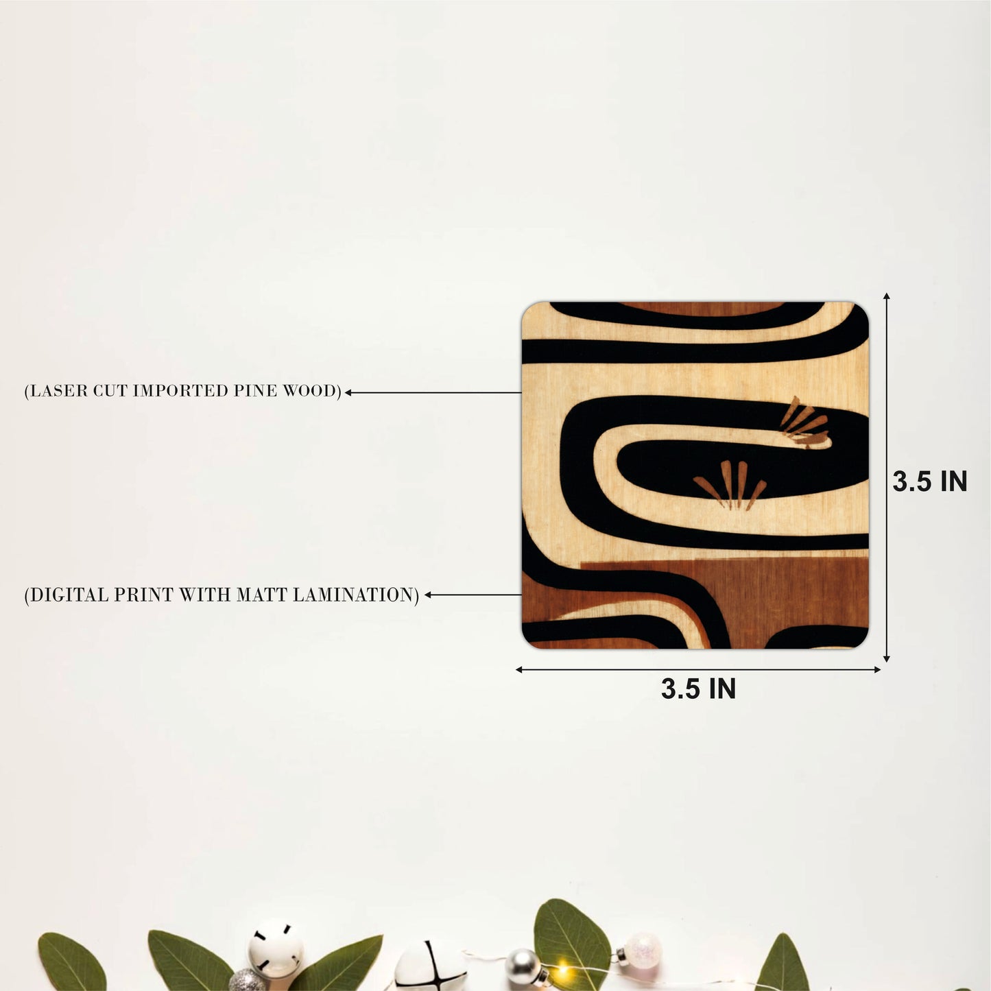 Nature's Art Coasters Pack of 4