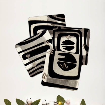 Cubist Lines Coasters Pack of 4