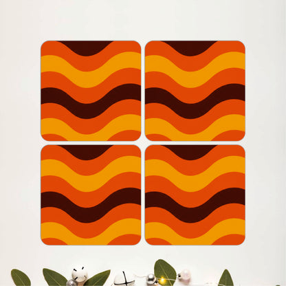 Retro Groove Coasters Pack of 4